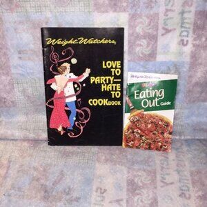 Vintage Set of 2 Weight Watcher Cookbooks